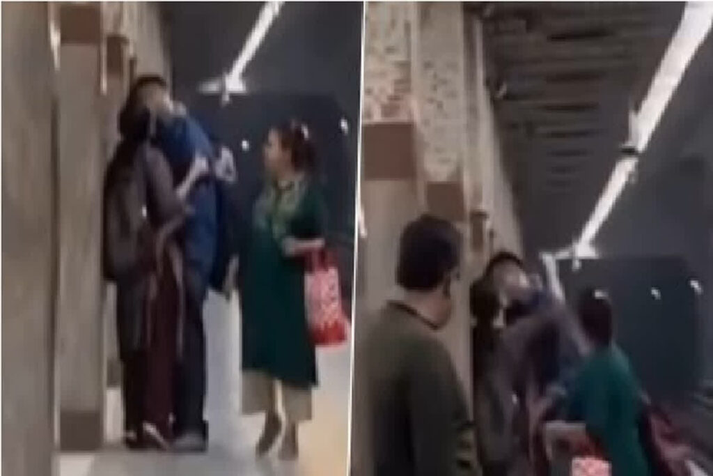 Couple Kissing Video at Metro Station / Image Credit : taazatvchannel Instagram