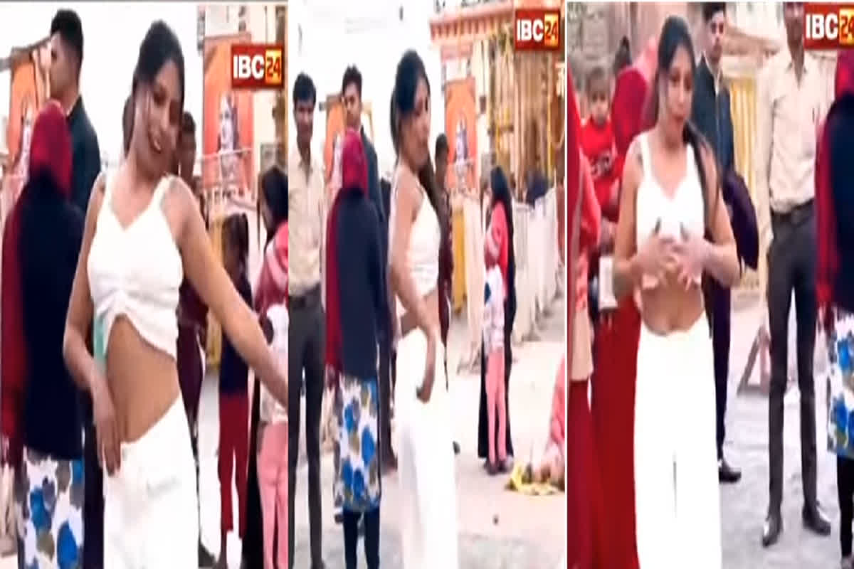 Viral Video: अश्लीलता की हदें पार… मंदिर परिसर में युवती ने किया अश्लील डांस, वीडियो देख भड़के श्रद्धालु