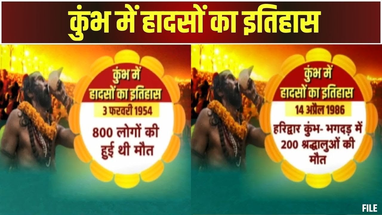 Prayagraj Kumbh Stampede History : कुंभ में हादसों का इतिहास | जानिए कब-कब हुए हादसे