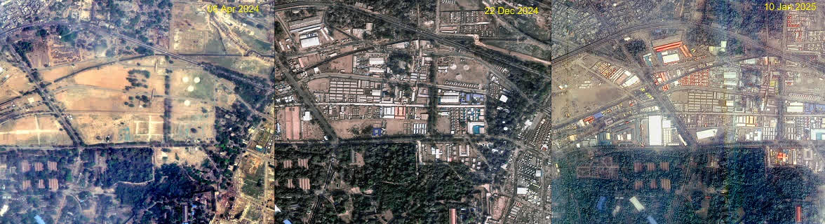  Mahakumbh Satellite Images| Photo Credit: NRSC 