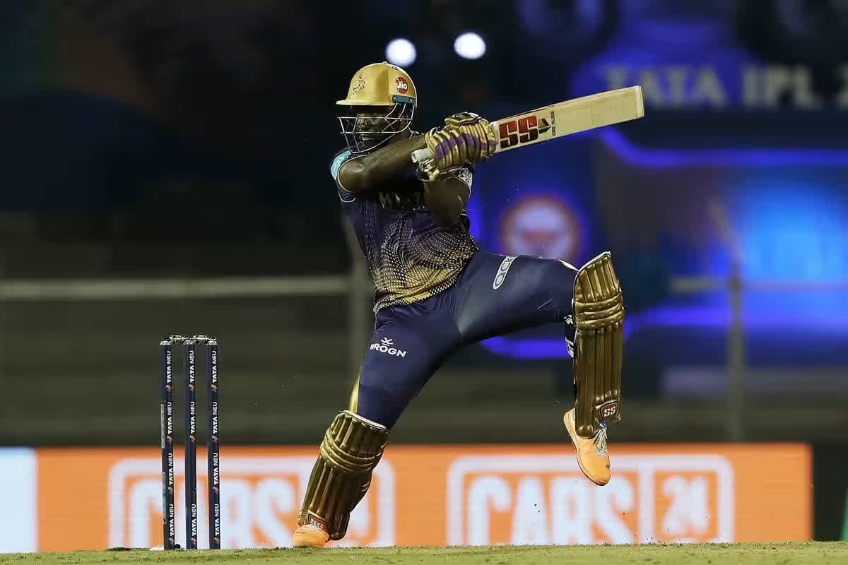 Andre Russell: आंद्रे रसेल का तूफानी पारी, मारे सिर्फ छक्के ही छक्के, 200 की स्ट्राइक रेट से ठोके रन