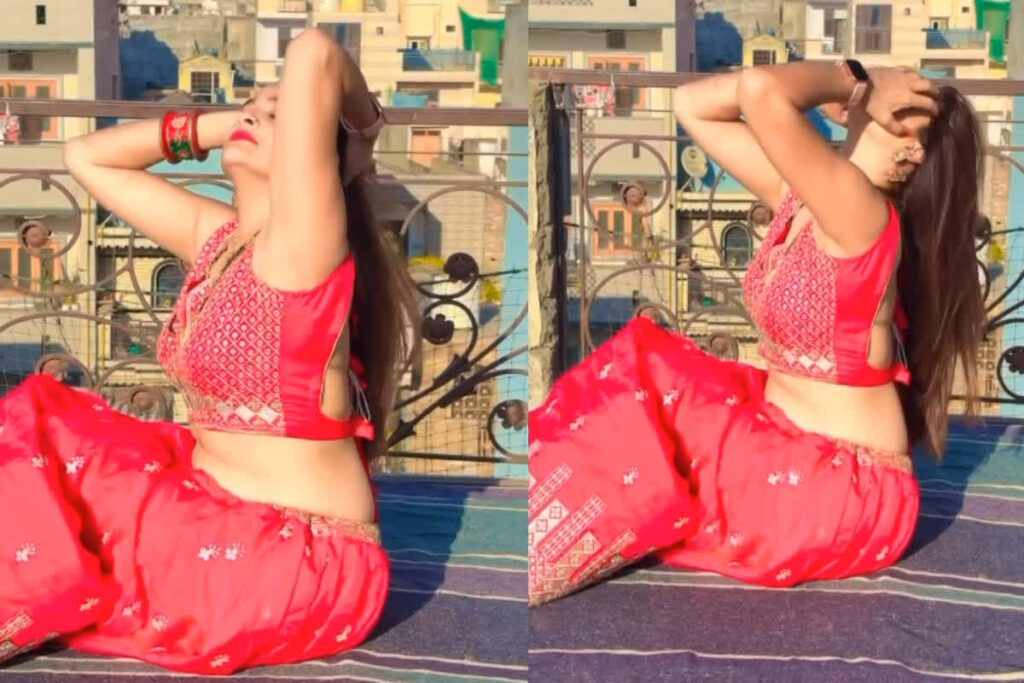 Desi Bhabhi Hot Sexy Video Full HD: बिना ब्रा के देसी भाभी ने खटिया पर दिखाया बोल्ड सेक्सी अवतार / Image Source: Screengrab