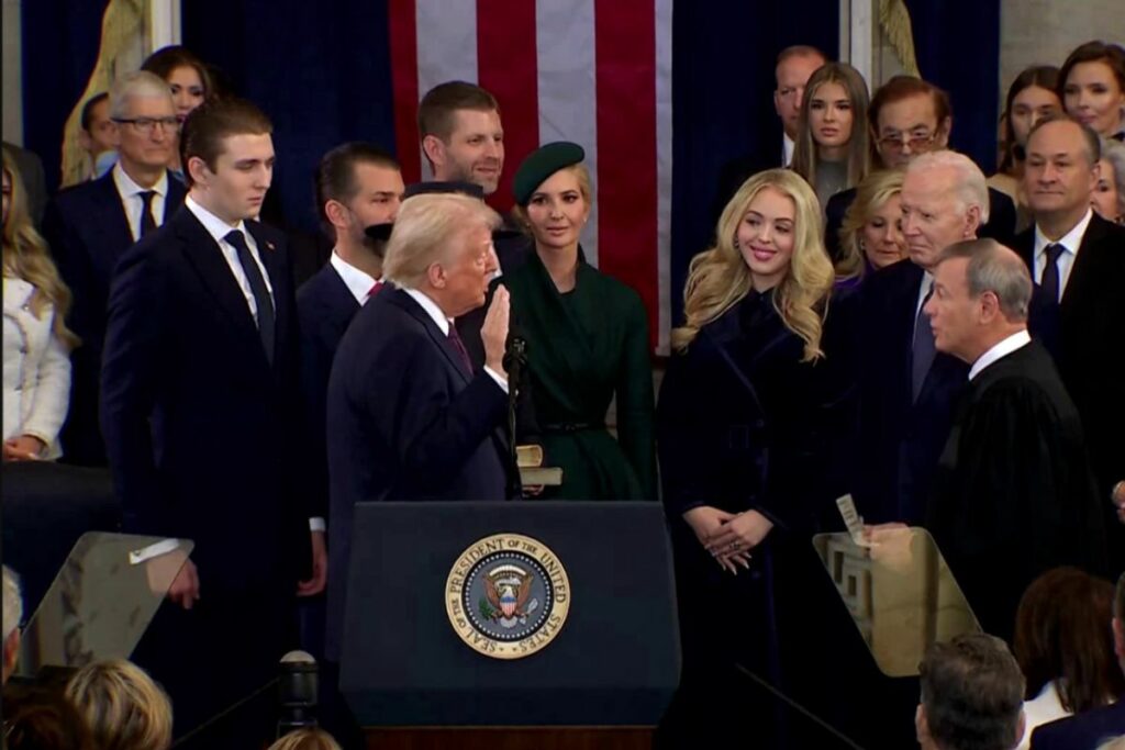 Donald Trump Oath Ceremony Live