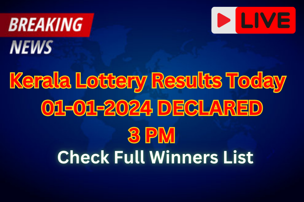 Kerala Lottery Results Today LIVE: Fifty Fifty FF-123 WINNERS 01-01-2025: Check Full List Here