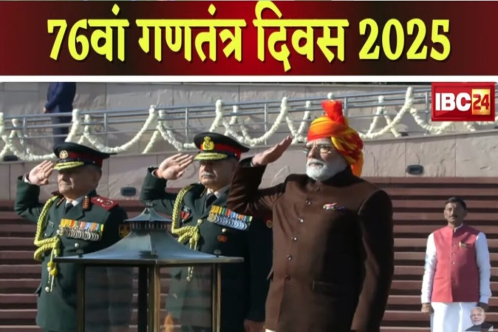 PM Modi in War Memorial Live| Photo Credit: IBC24