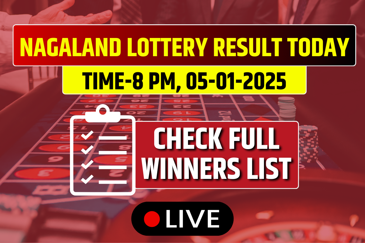 (OUT) Nagaland Lottery Sambad Today Result 05-01-2025: Sunday 8 PM Lucky Draw DECLARED Check Winners List