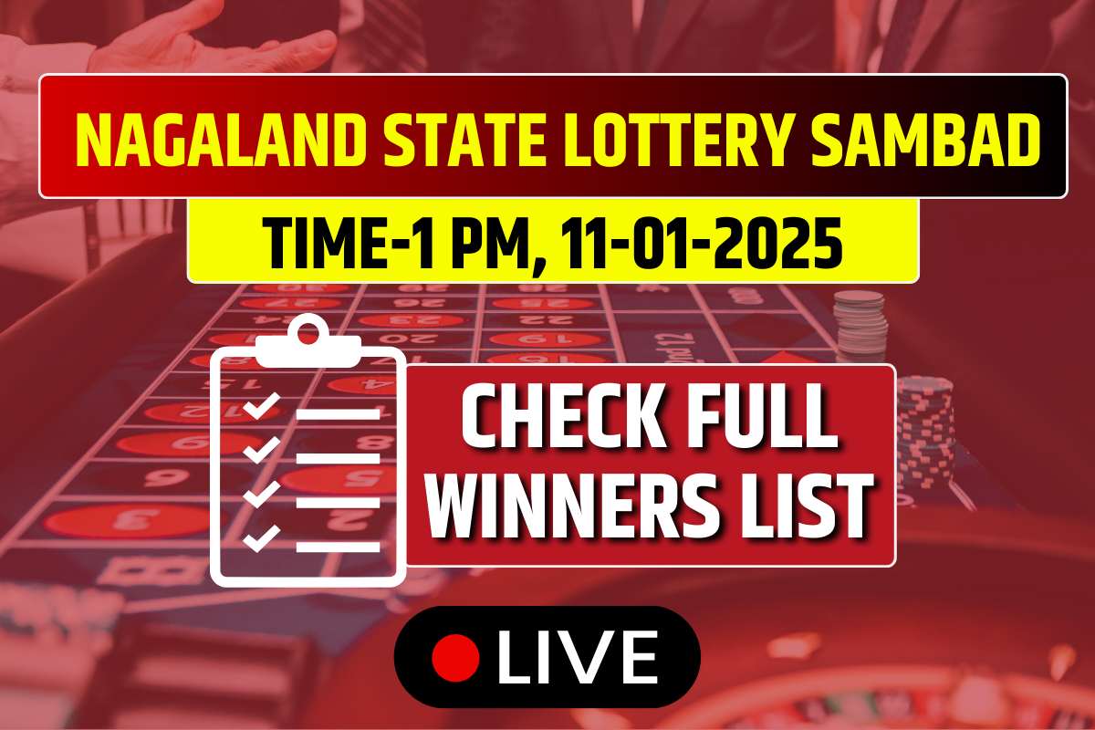 (OUT) Bodoland Lottery Sambad Today Result Saturday 1 PM: 11-01-2025 Lucky Draw DECLARED Check Winners List