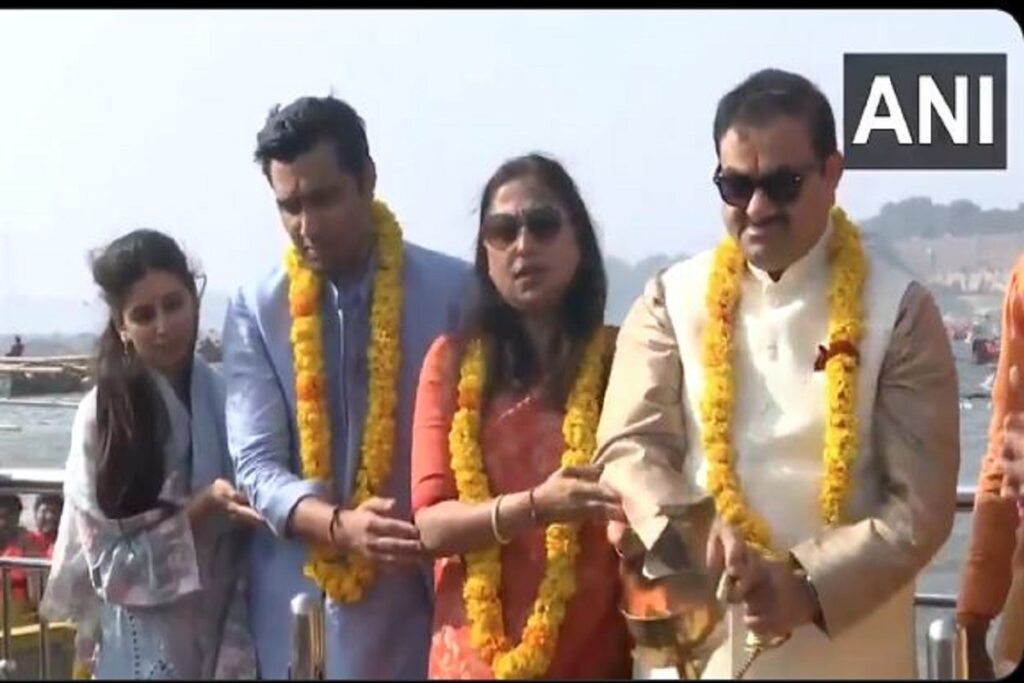 Adani's son marriage, image source: ANI X