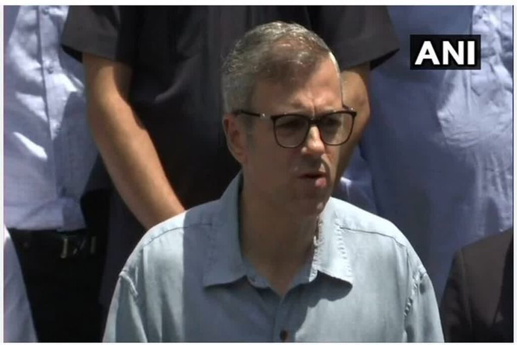 Omar Abdullah on alliance 'India', image source: ANI