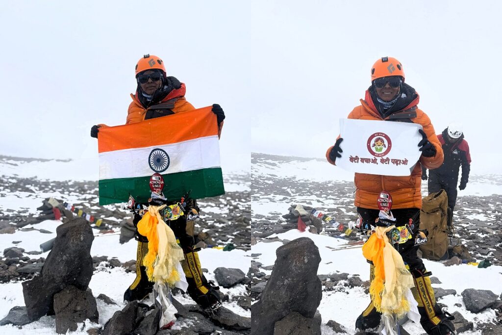 Indian mountaineer Bhavna Dehariya sets new record, image source: bhavna dehariya