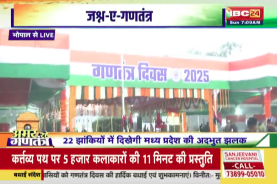 Republic Day 2025 : राजधानी में गणतंत्र दिवस की तैयारियां पूरी.. लाल परेड ग्राउंड में राज्यपाल करेंगे ध्वजारोहण, 23 झांकियों की दिखेगी झलक