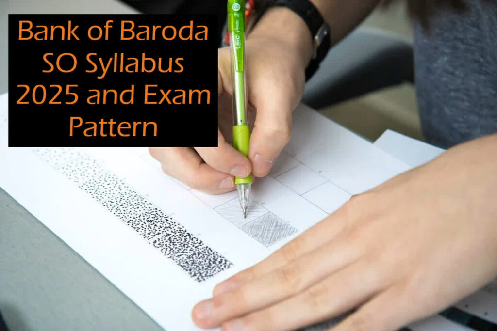 Bank of Baroda SO Syllabus 2025 and Exam Pattern। Photo Credit: Pexels