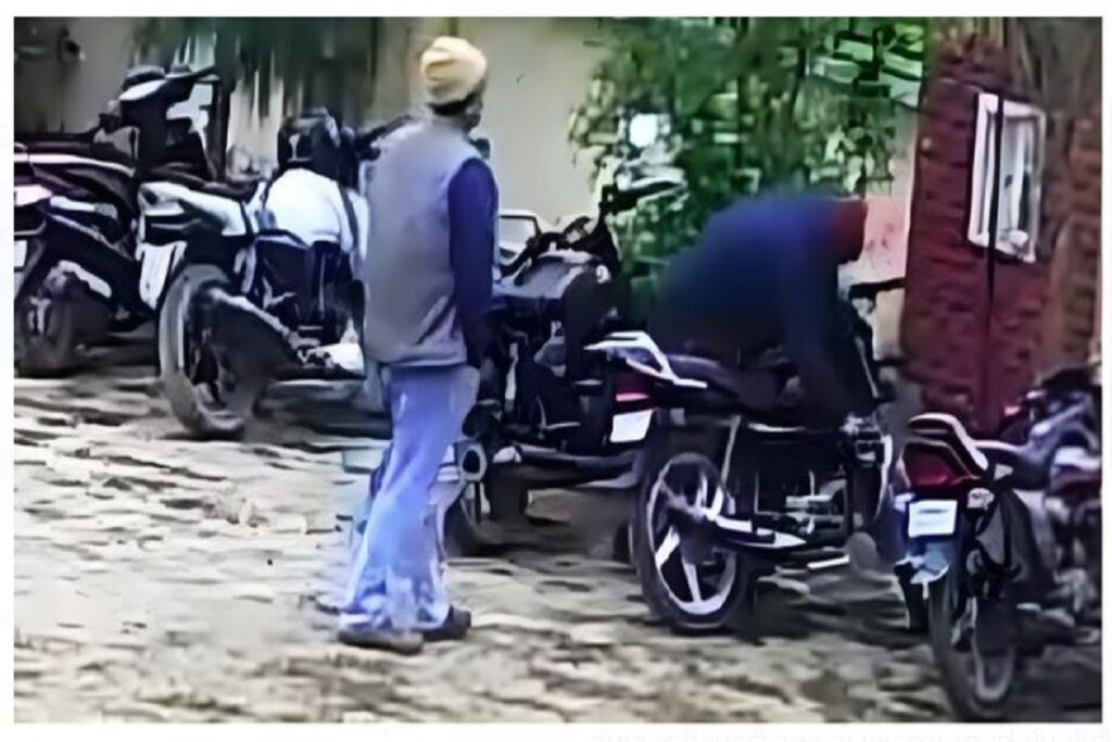 girlfriend's father put hashish in bike, image source: socila media