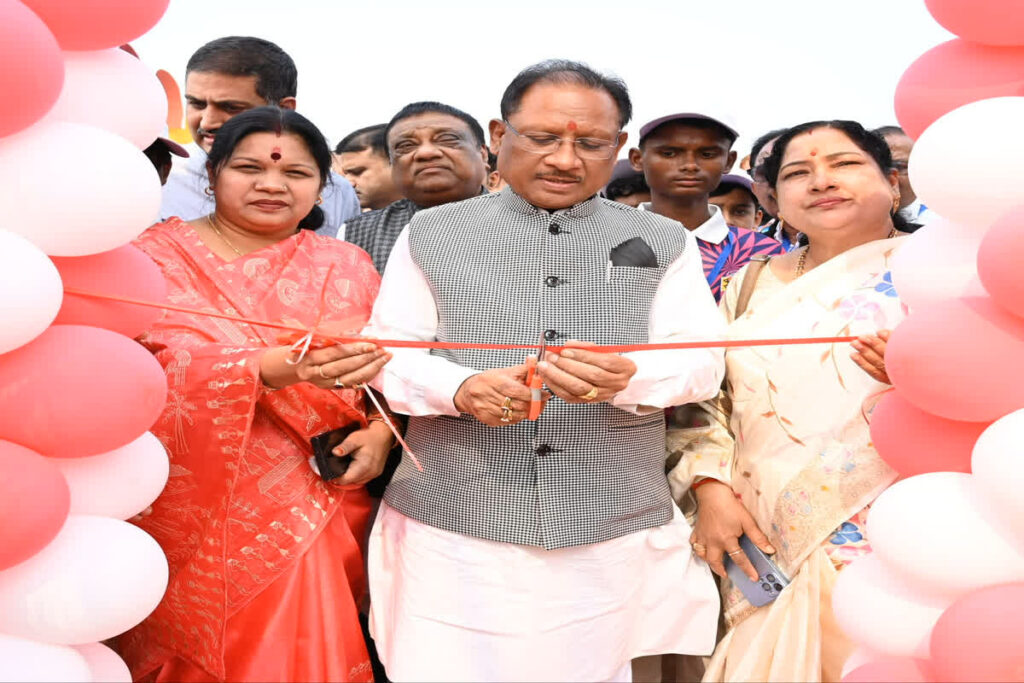 CM Sai Inaugurated Sports Complex / Image Credit : CG DPR