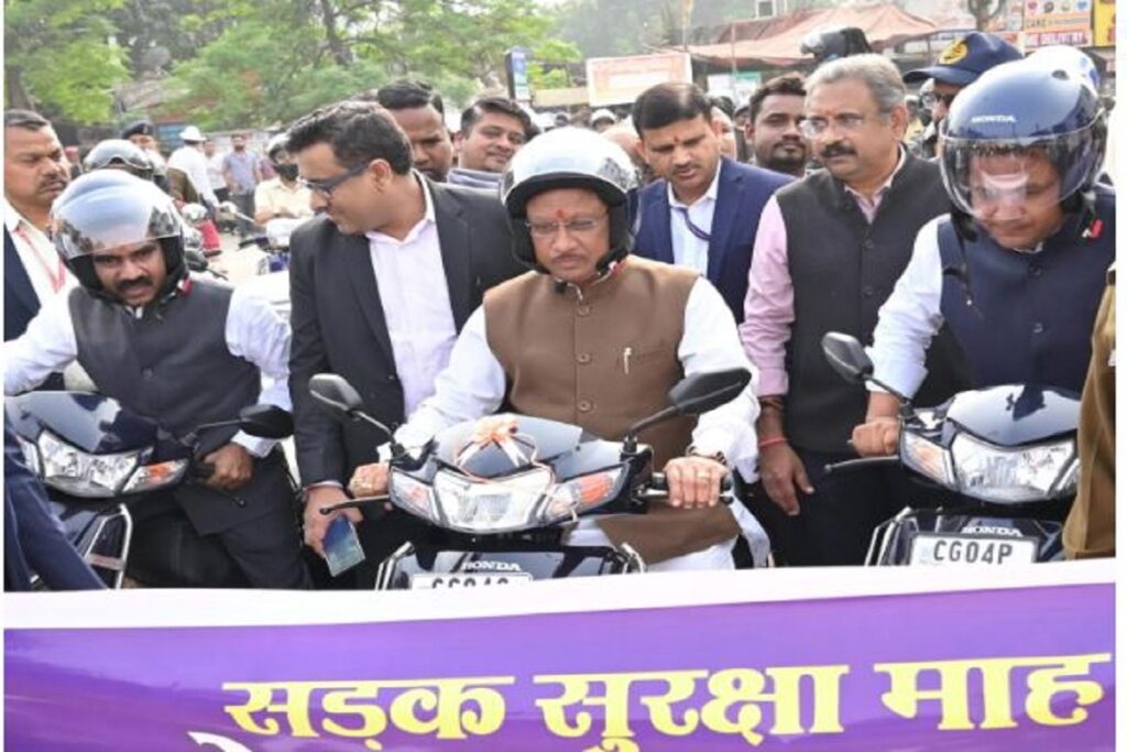 CM Vishnudeo Sai on road safety, image source: CGDPR