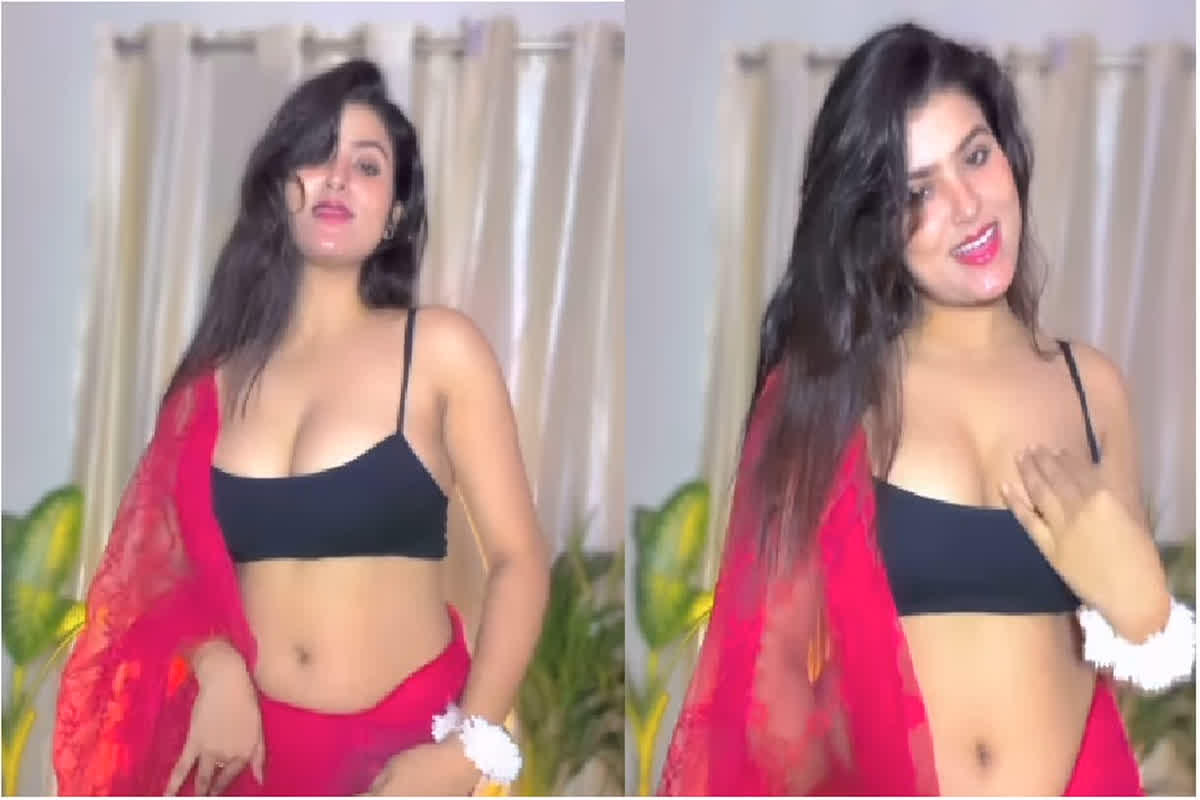 Desi Girl Hot Sexy Video: देसी गर्ल ने पार की बोल्डनेस की हद, डीपनेक ब्लाउज में फ्लॉन्ट किया बोल्ड फिगर, देखें सेक्सी वीडियो