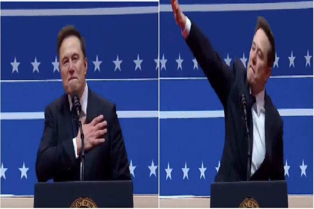 Elon Musk Nazi Salute Viral Video / Image Credit : Elon Musk X Handle