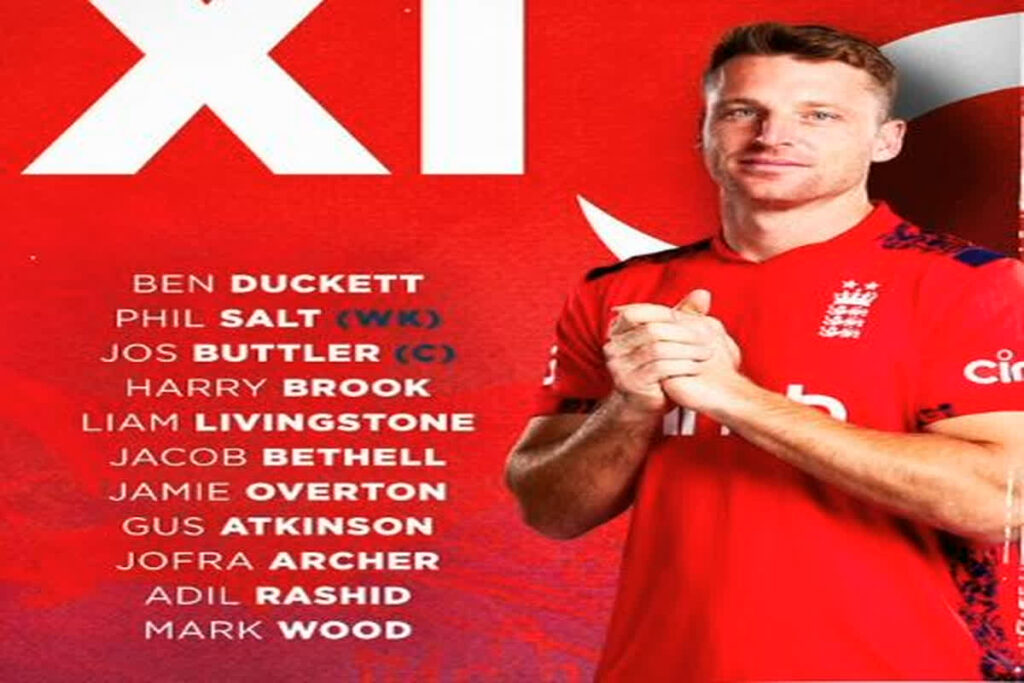 England Playing XI for 1st T20I VS India/ Image Credit : England Cricket X Handle