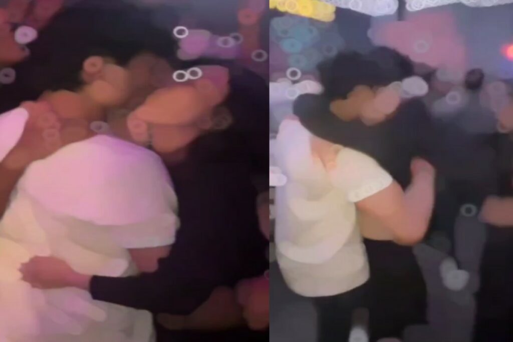 Couple Kissing Video | Source : IBC24