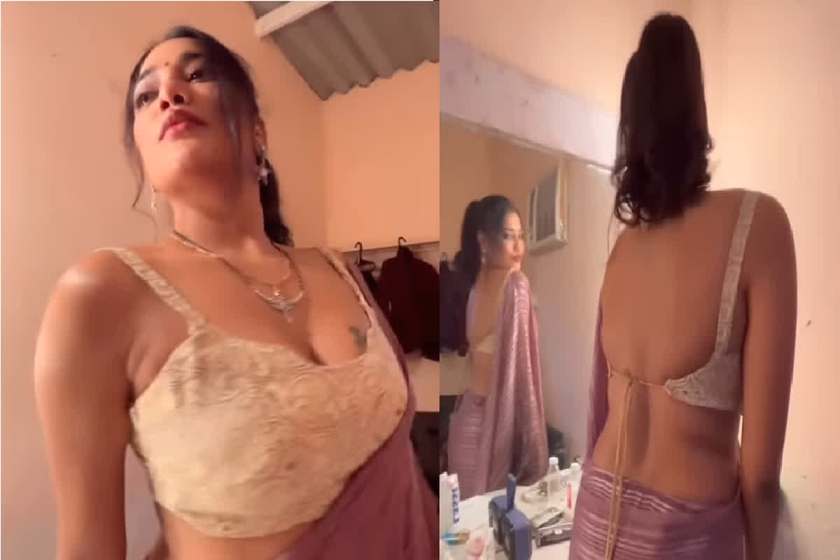 Desi Marathi Bhabhi Hot Sexy Video: बैकलेस ब्लाउज में मराठी भाभी ने पार की बोल्डनेस की हदें, सेक्सी वीडियो देख आप भी हो जाएंगे मदहोश