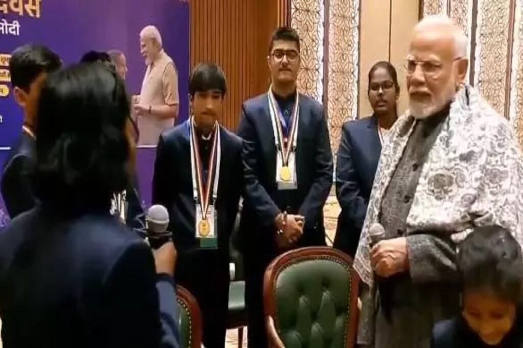 Hemvati Nag Meets PM Modi. X post Video Grab