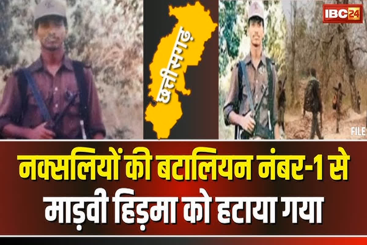 CG Naxal News: नक्सल संगठन में बड़ा बदला, बटालियन नंबर 1 से माड़वी हिड़मा को हटाया गया, इस बड़े नक्सली को मिली जिम्मेदारी