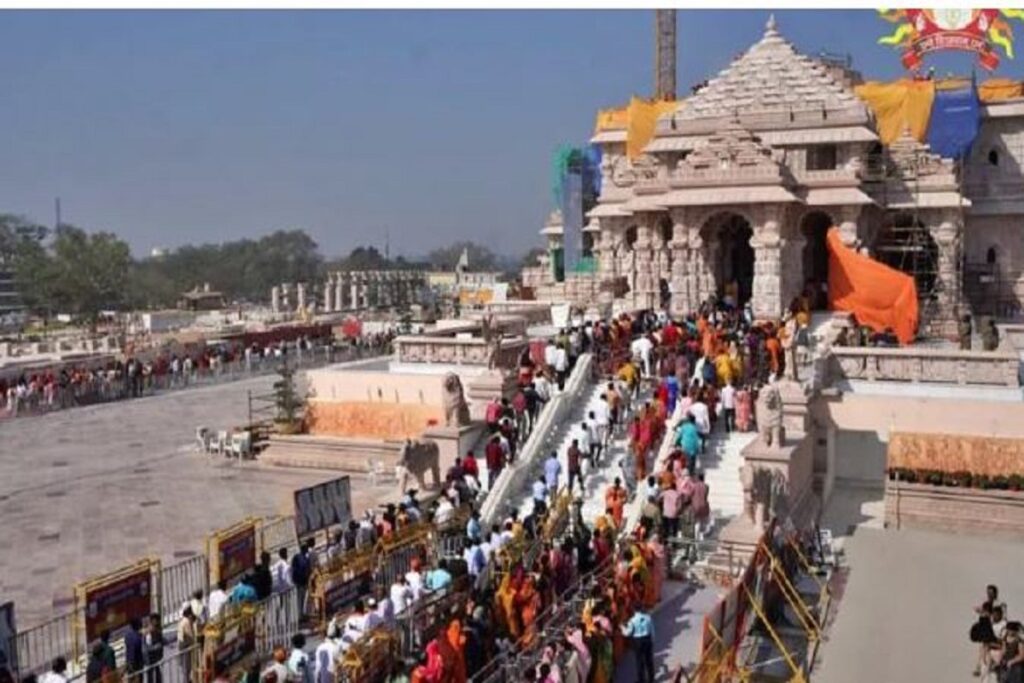 first anniversary of the consecration of the Ram temple, image source: ANI