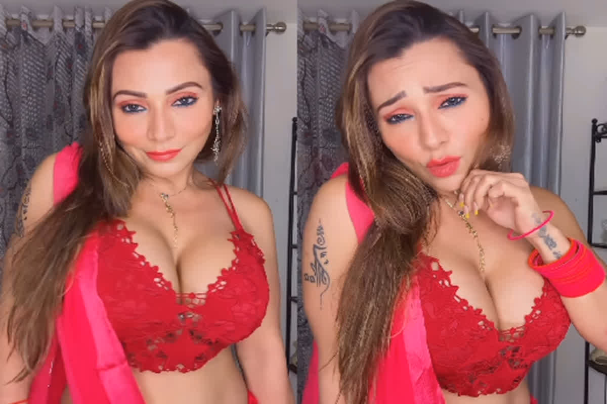 Model Bhabhi Sexy Video: रेड ब्रा में भाभी ने फ्लॉन्ट किया कर्वी फिगर, सेक्सी वीडियो देख आहें भरने लगे फैंस