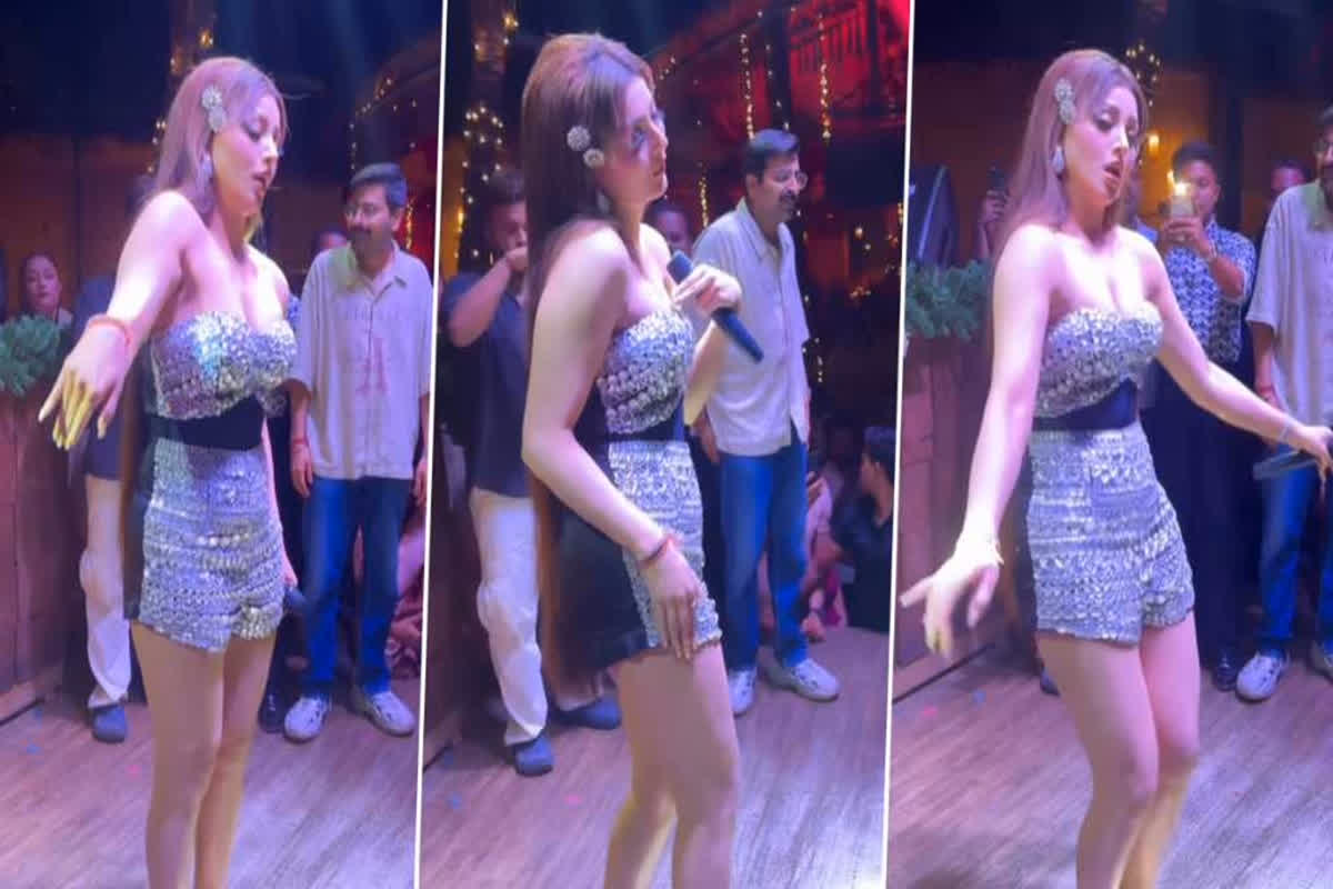 Urvashi Rautela Sexy Dance Viral Video : लाइव परफॉर्मेंस के दौरान एक्ट्रेस ने लगाए सेक्सी ठुमके, जबरदस्त डांस मूव्स देख टिकी रह गई फैंस की निगाहें