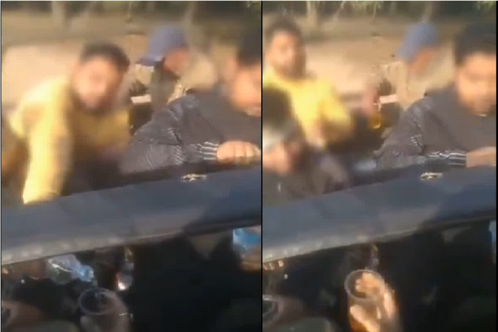 Bandhavgarh Tiger Reserve Viral Video/ Image Credit: Naresh_IBC24 X Handle