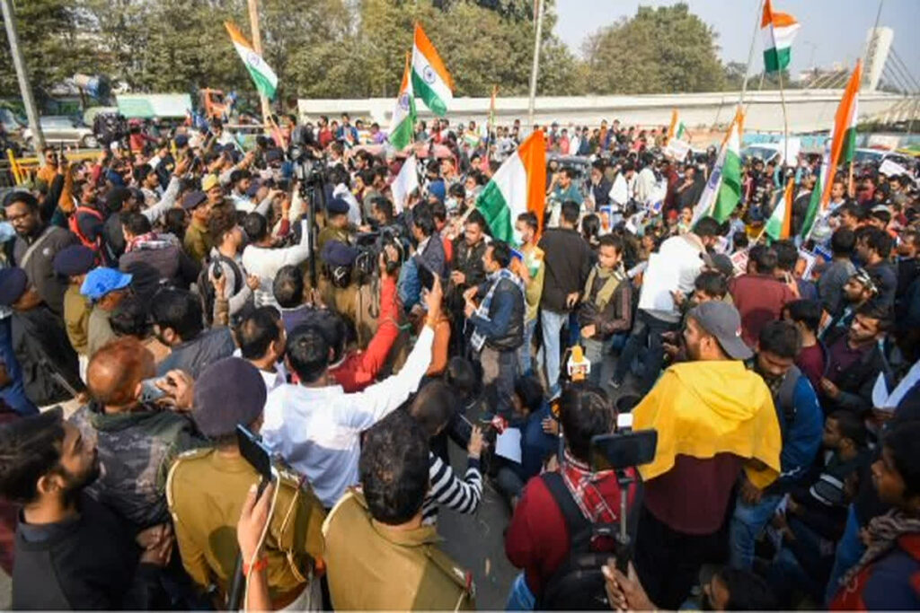 BPSC Re Exam LIVE Protest : Image Source | ANI