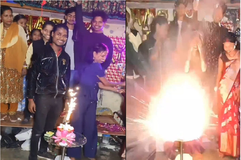 Cake Blast Viral Video/ Image Credit: Weapon X Handle