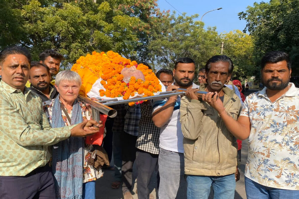 French Tourist's Funeral | Image Source | IBC24