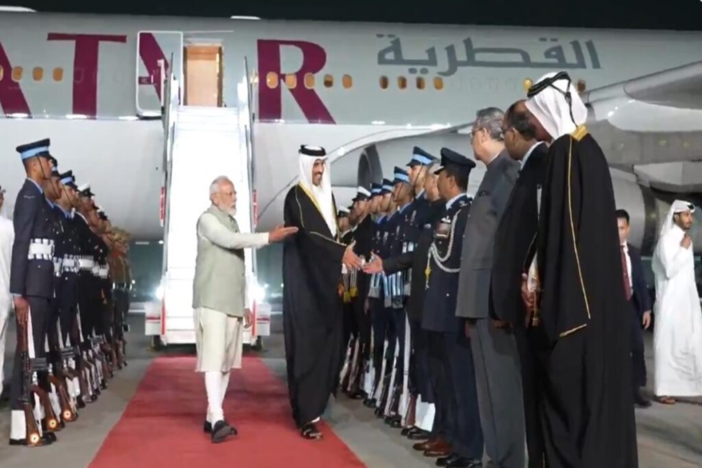 Qatar Emir India Visit| Photo Credit: ANI