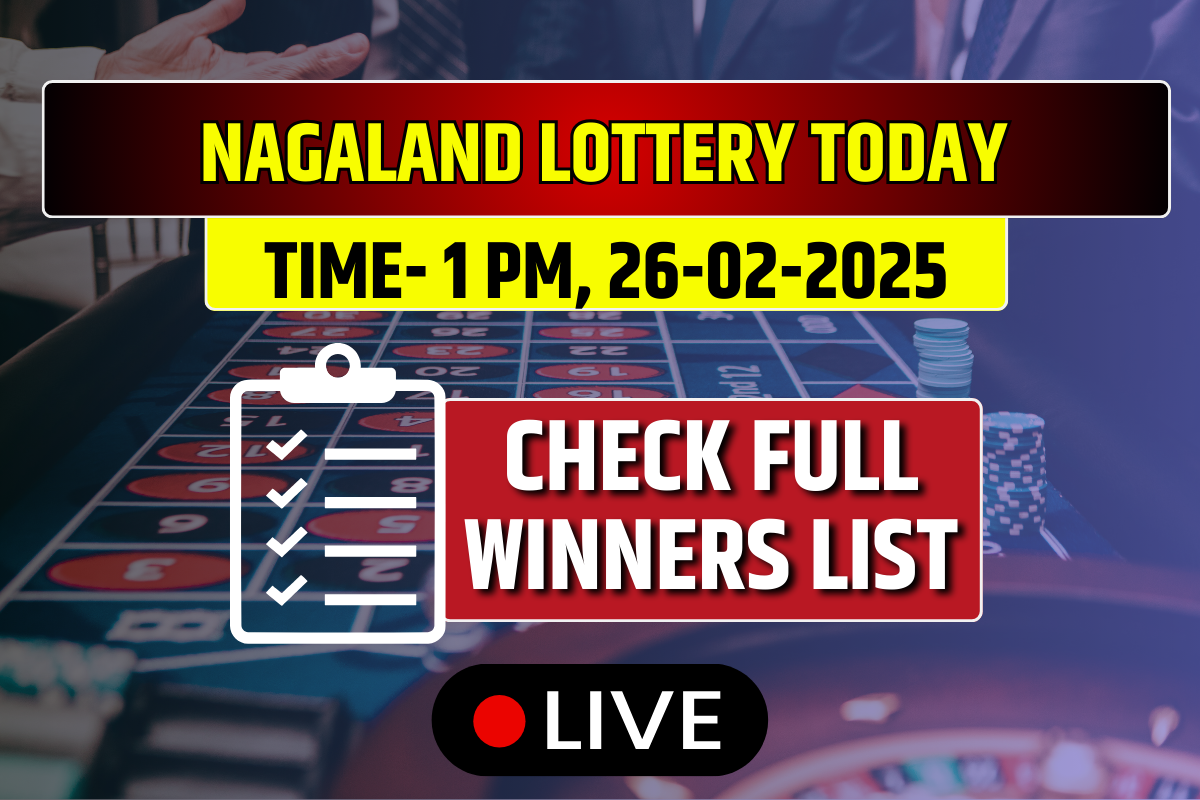 Lottery Sambad Today Nagaland State Result