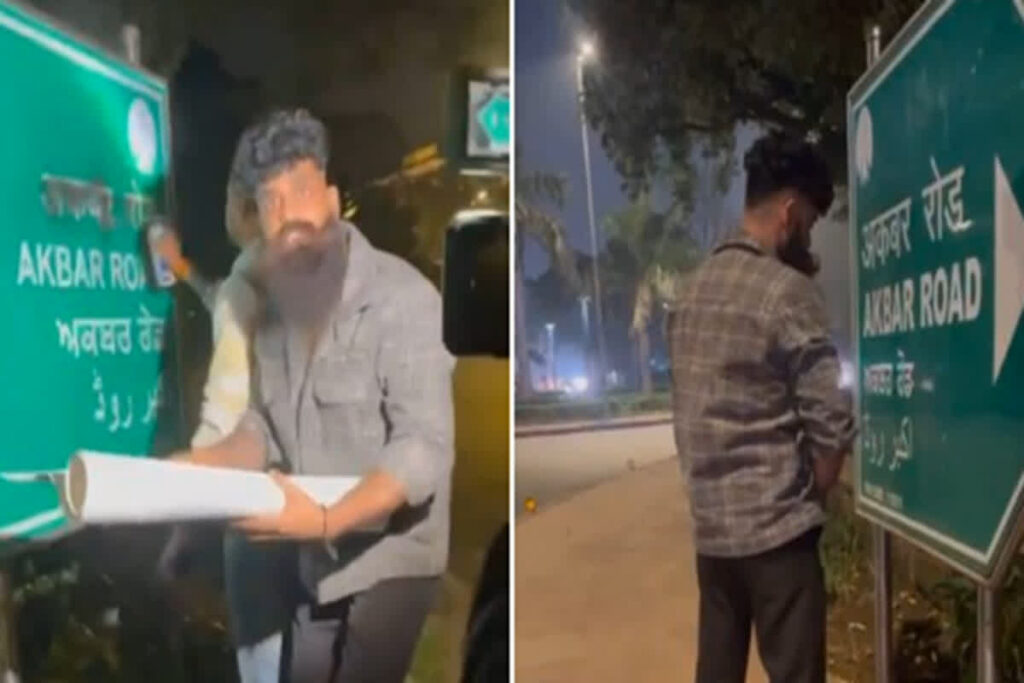 Ruckus In Delhi/ Image Credit: Mr.Kathmulla X Handle