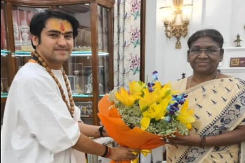 President Droupadi Murmu Bageshwar Dham Visit | Image Source | Bageshwar Dham X