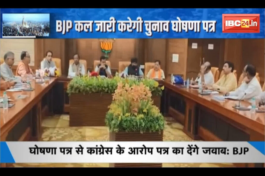 CG Municipal Election BJP Manifesto/ Image Credit: IBC24