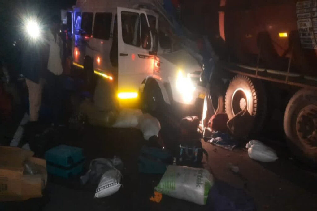 Indore Road Accident Toaday : Image Source-IBC24