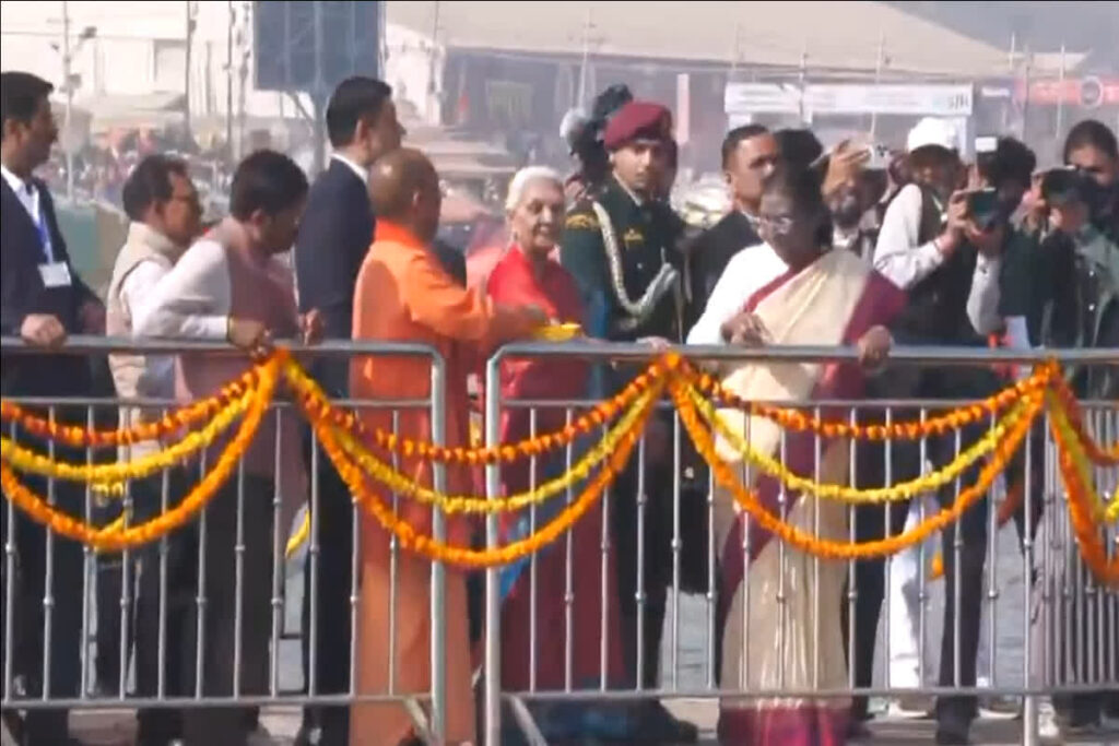 President Murmu in Mahakumbh: ANI
