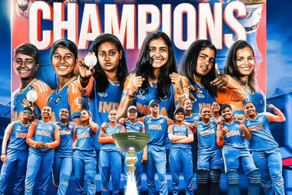 IND vs SA Women U19 T20 World Cup Final: Gongadi Trisha की शानदार बल्लेबाजी ने टीम इंडिया को दिलाई शानदार जीत / Image Source: BCCI Women