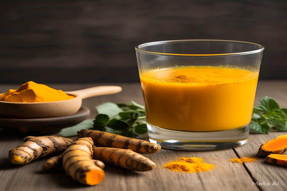 Turmeric And Water Benefits/ Image Credit: Meta AI