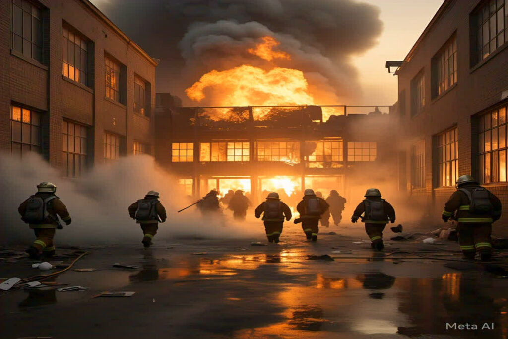 Fire in School