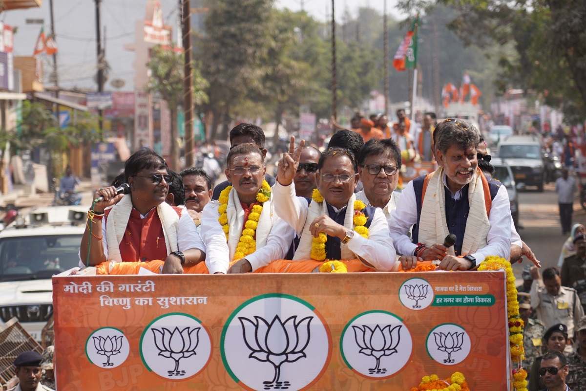 CM Vishnu Deo Sai road show. image source: CGDPR