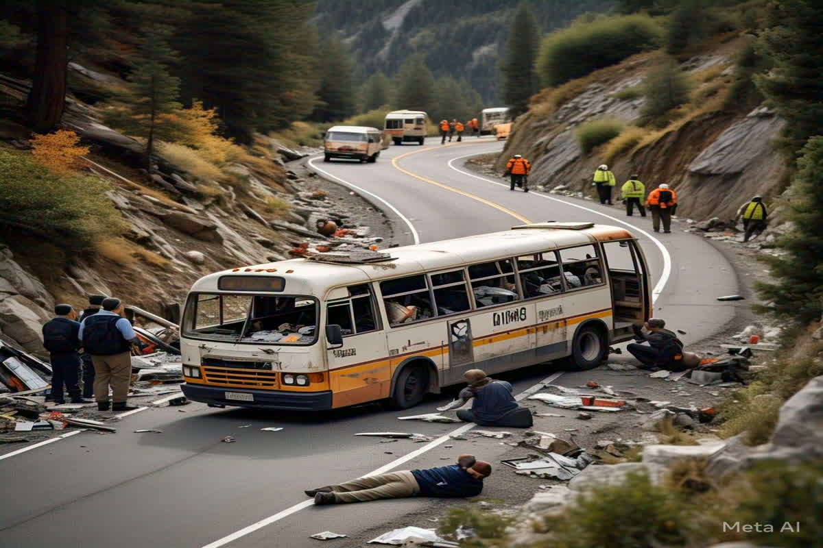 Bus accident in southern Mexico