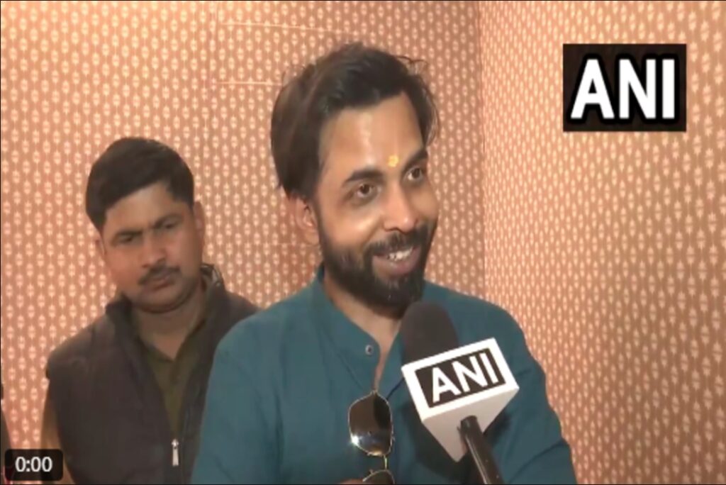 Actor Abhishek Banerjee in Mahakumbh | Source : ANI