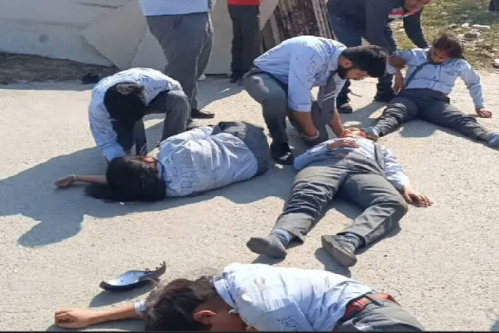 Moradabad Road Accident News/ Image Credit: @TrueStoryUP X Handle