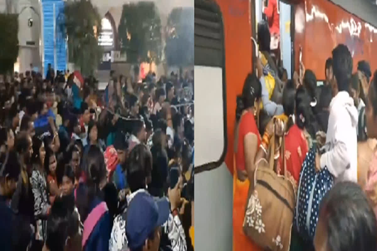 Asansol Railway Station Stampede/ Image Credit: IANS X Handle