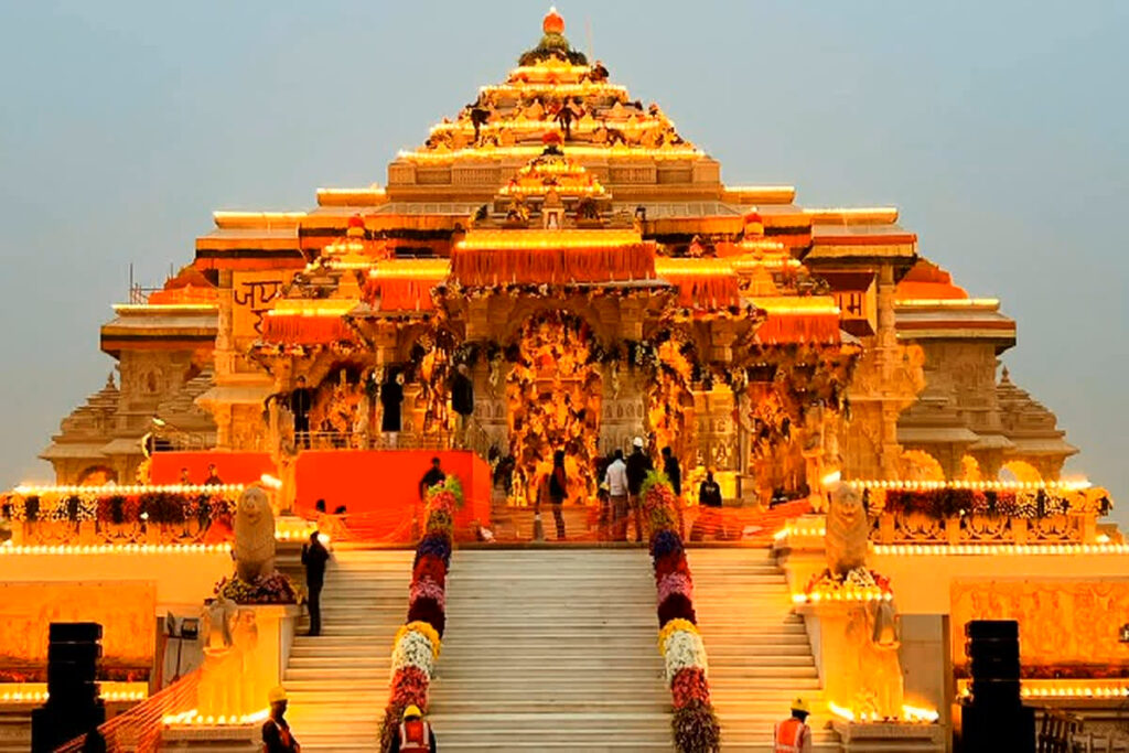 Ram Mandir Bomb Threat। Photo Credit: IBC24 File Image