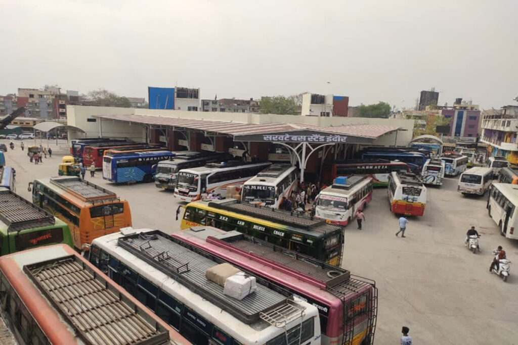 Indore Bus Stand: Image Source - IBC24